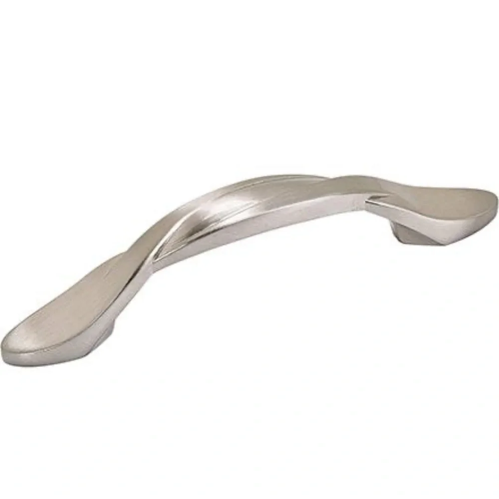 Sleek Silver Cabinet Handle Set of 10